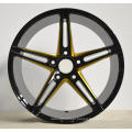 After Alloy Wheels with black machine face UFO-5048